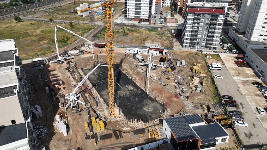 Ankara Drone Çekimi ile Beton Dökümünü Havadan Takip Edin